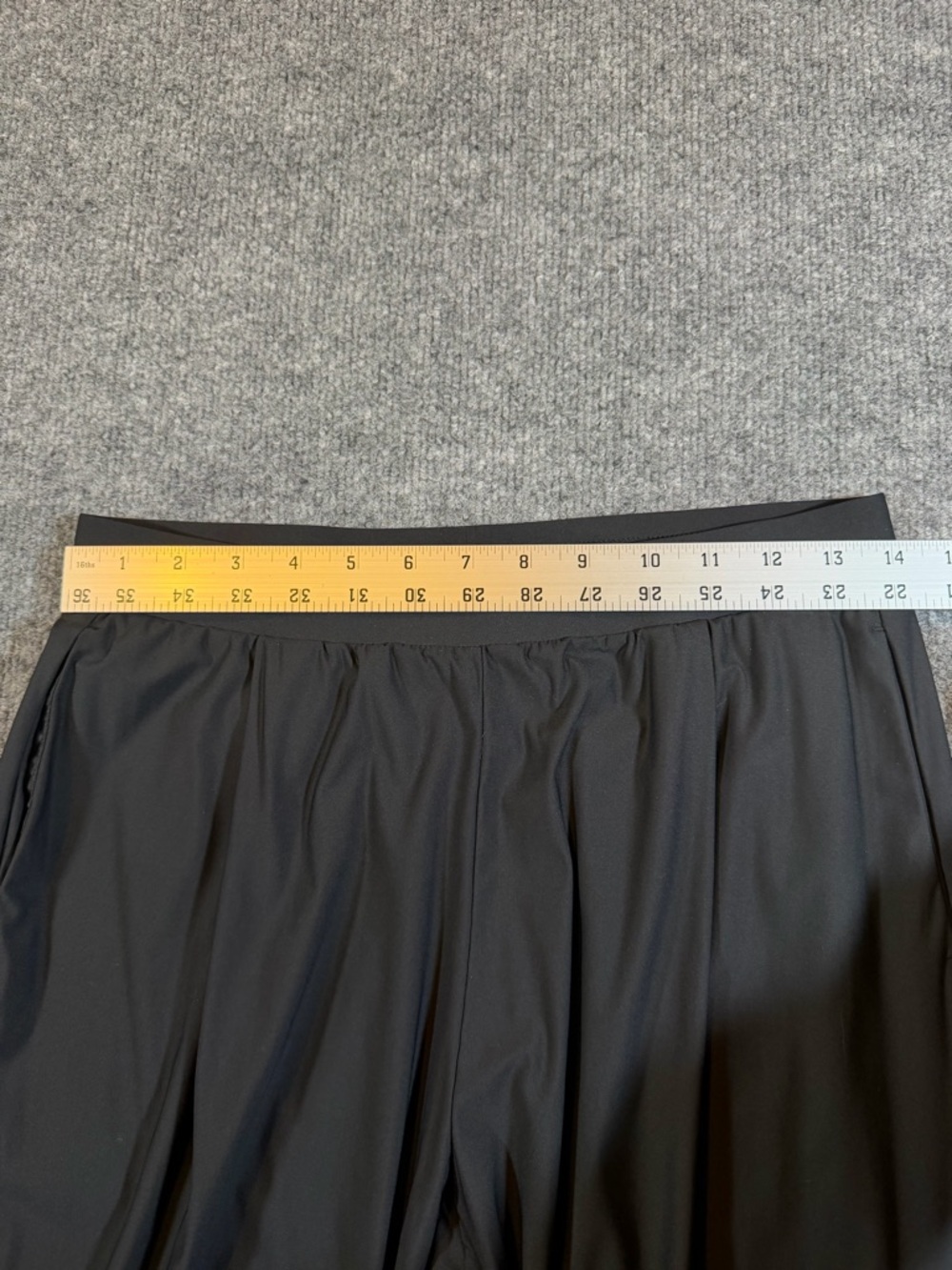 Uniqlo Ultra Stretch AIRism Straight Wide Pants Black Womens Size M - Picture 6 of 10